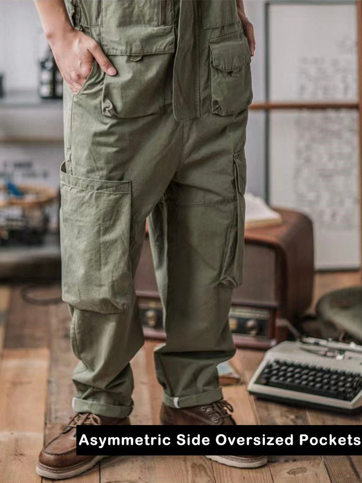 Louis™ | Pantalón de tirantes verde clásico