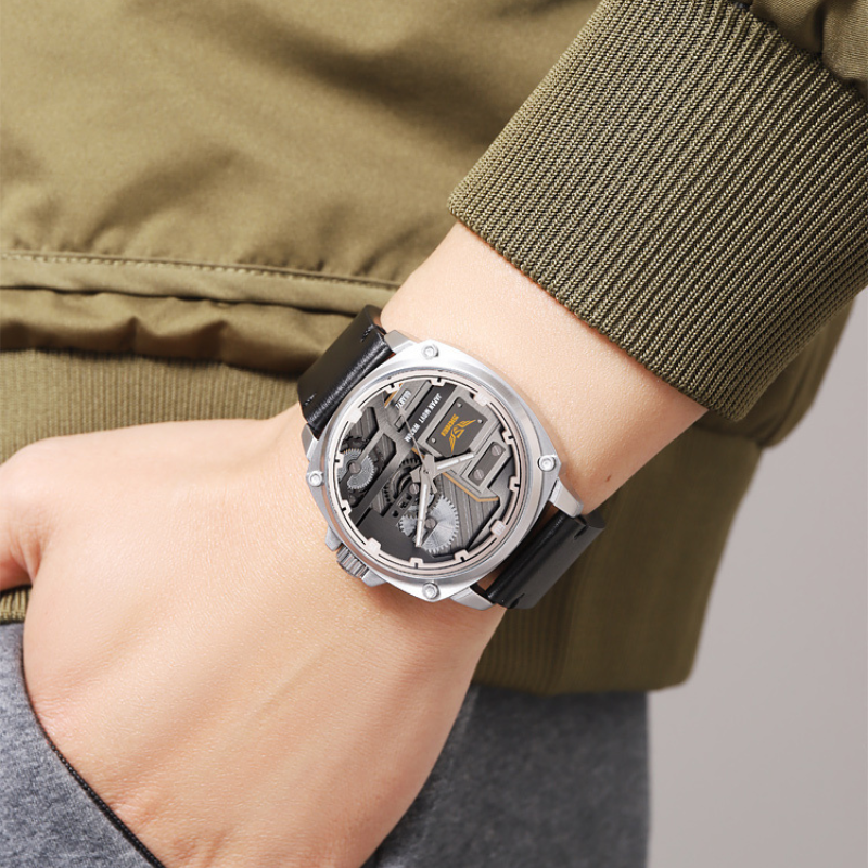 Reloj de Hombre en Cuero Cuarzo™ - Olsen & Olsen