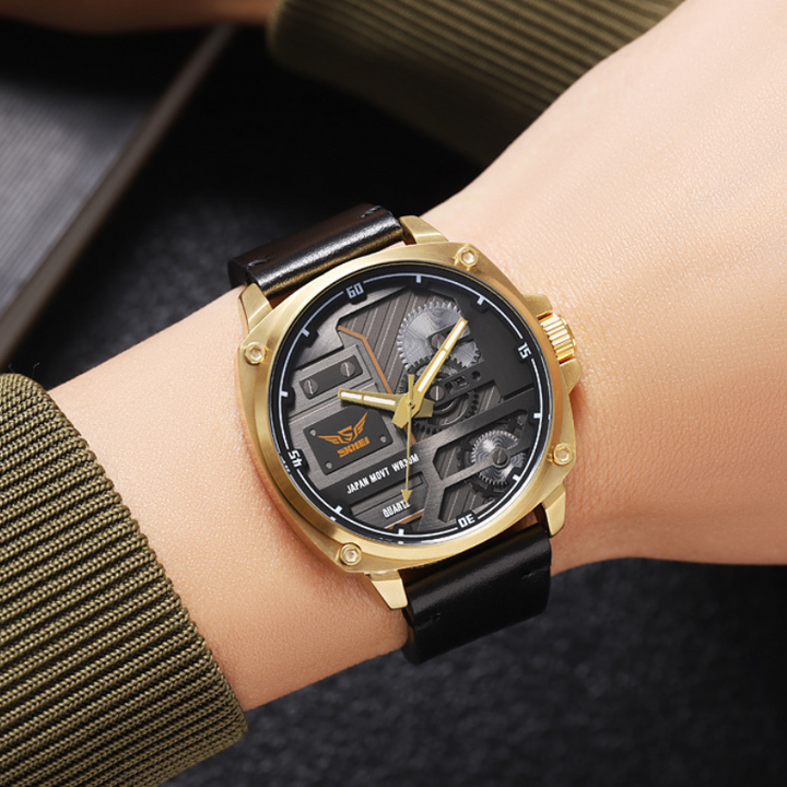 Reloj de Hombre en Cuero Cuarzo™ - Olsen & Olsen