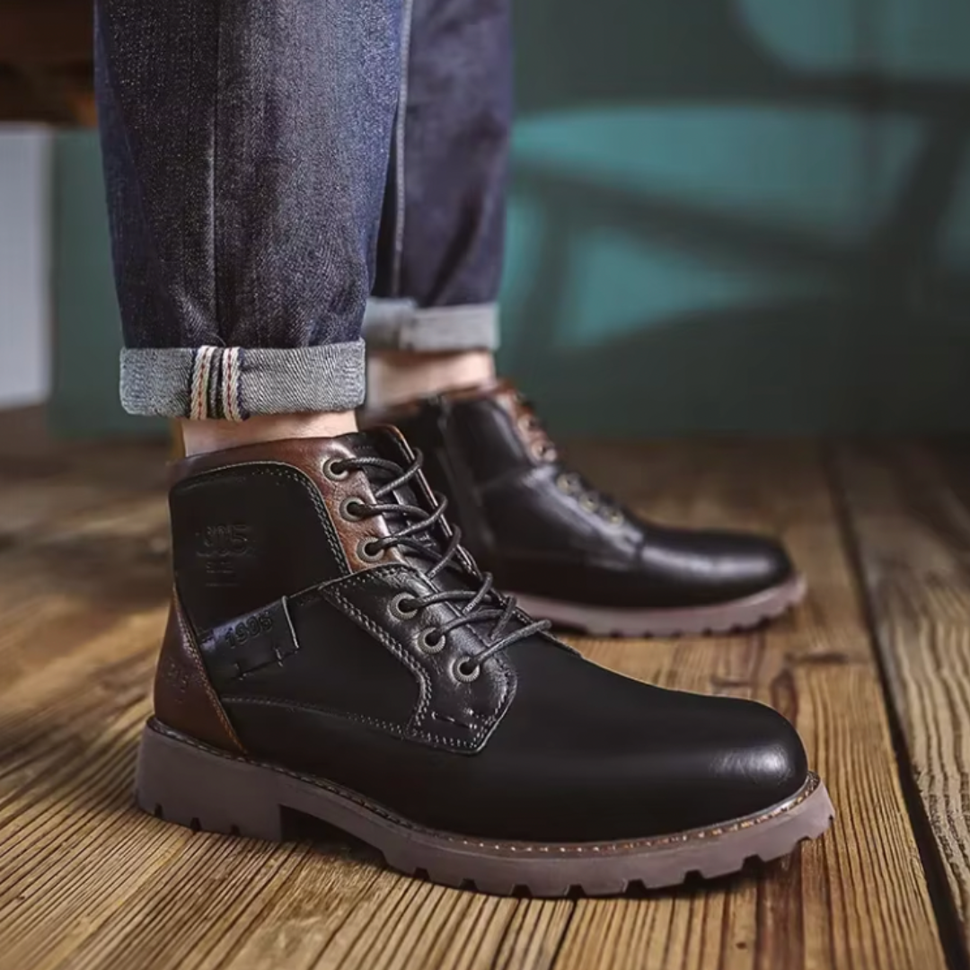 Aaron™ | Botas de cuero vintage