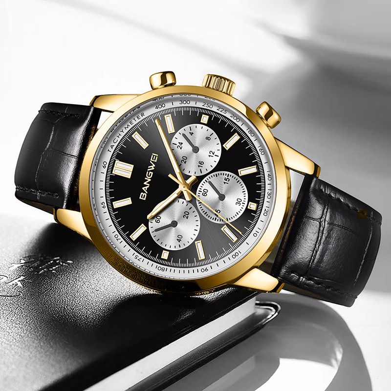 Reloj de Cuarzo de Cuero Militar Deportivo Casual™ - Olsen & Olsen