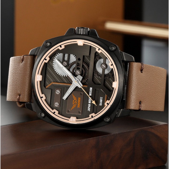 Reloj de Hombre en Cuero Cuarzo™ - Olsen & Olsen