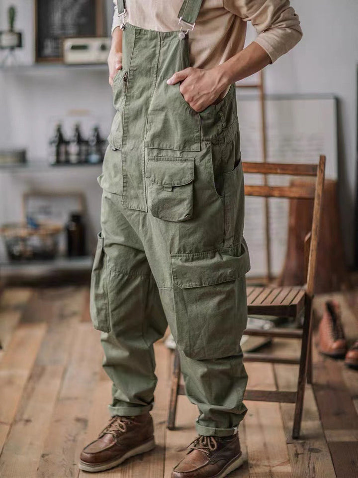 Louis™ | Pantalón de tirantes verde clásico