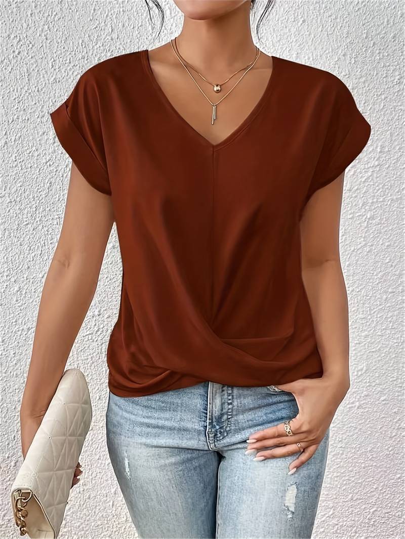 Emma™ | CAMISETA DE CUELLO EN V