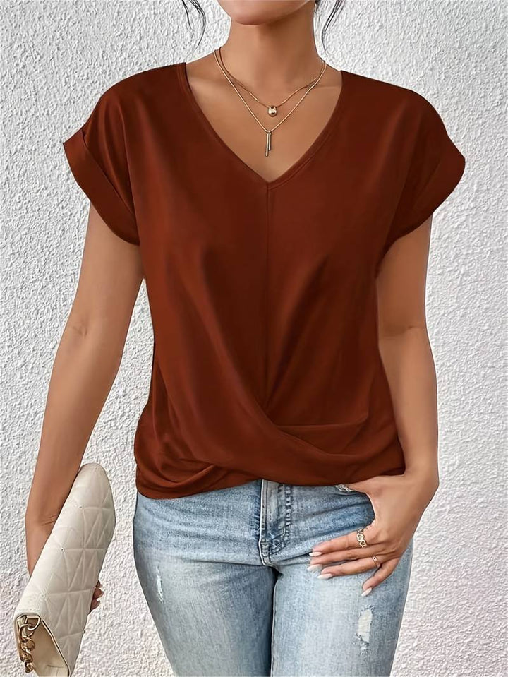 Emma™ | CAMISETA DE CUELLO EN V
