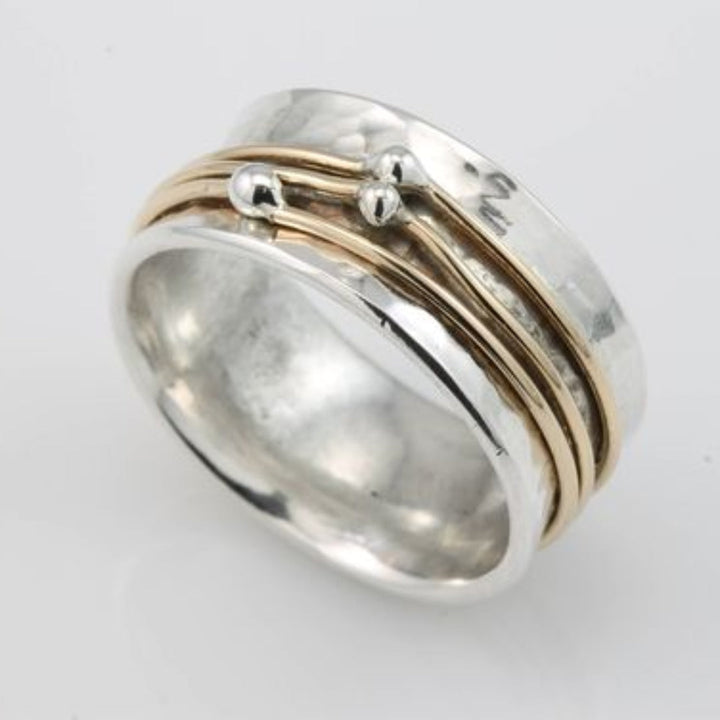 Shine - Anillo de Plata Vintage Guld Lager