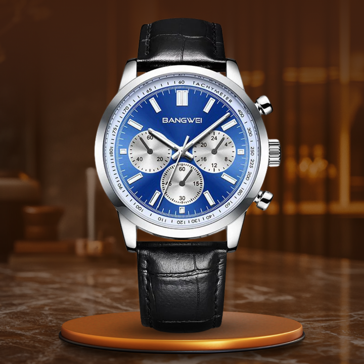 Reloj de Cuarzo de Cuero Militar Deportivo Casual™ - Olsen & Olsen