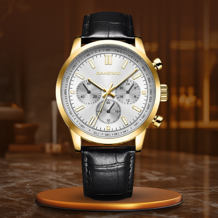 Reloj de Cuarzo de Cuero Militar Deportivo Casual™ - Olsen & Olsen