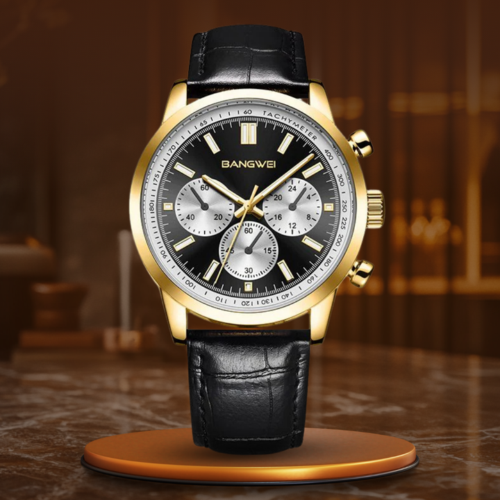 Reloj de Cuarzo de Cuero Militar Deportivo Casual™ - Olsen & Olsen