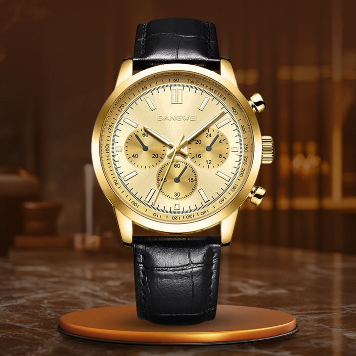 Reloj de Cuarzo de Cuero Militar Deportivo Casual™ - Olsen & Olsen