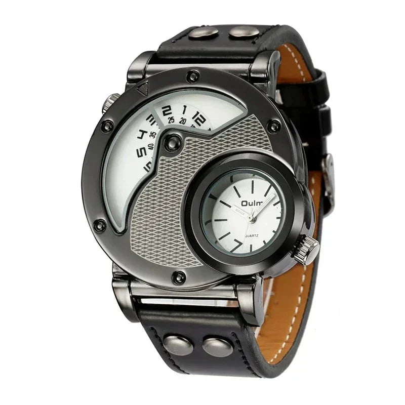Reloj de Cuarzo Dual Time de Luxe™ Olsen & Olsen
