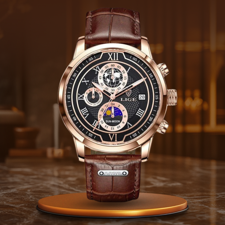 Reloj Cronógrafo de Cuero Premium™ - Olsen & Olsen