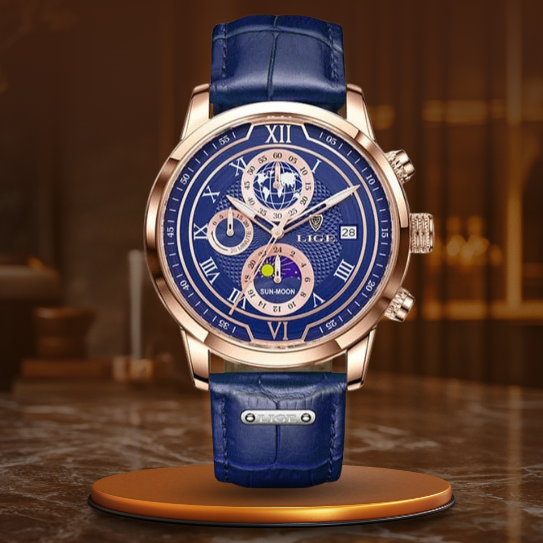 Reloj Cronógrafo de Cuero Premium™ - Olsen & Olsen