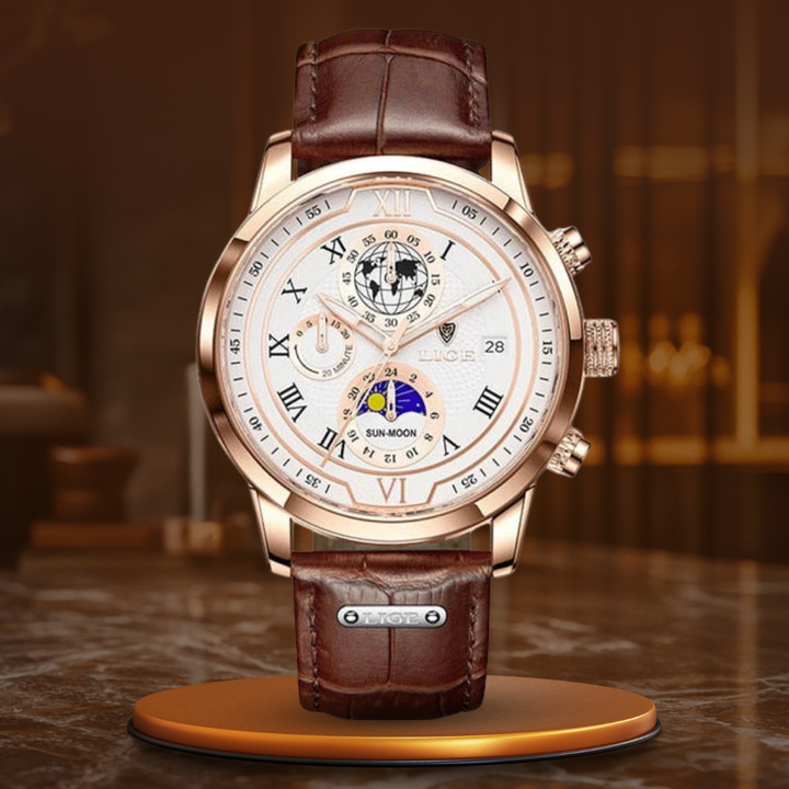 Reloj Cronógrafo de Cuero Premium™ - Olsen & Olsen