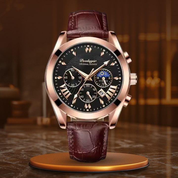 Reloj de Lujo Elegante de Cuero™ - Olsen & Olsen