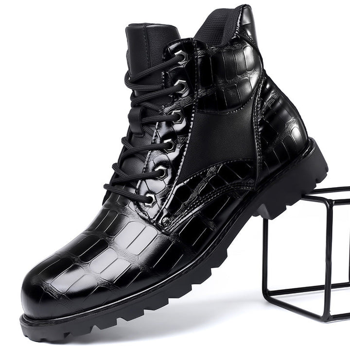 Rendell™ | Botas de cuero de cocodrilo