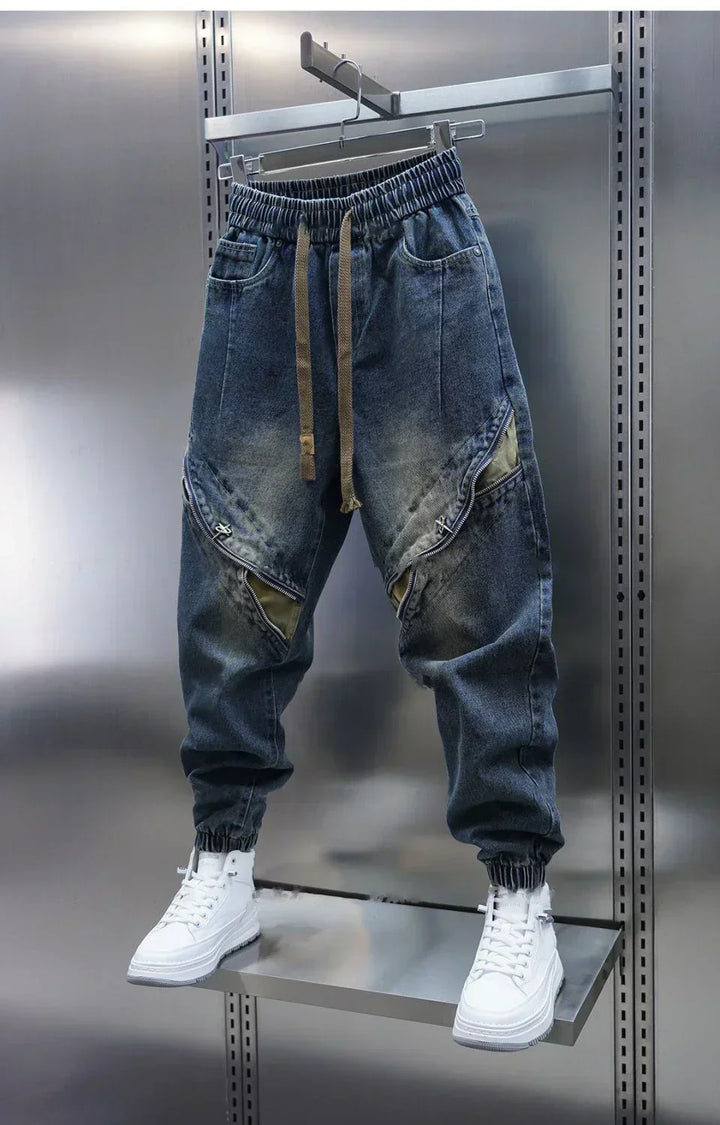 Laurent™ | Pantalones Baggy de Denim con Cinturón