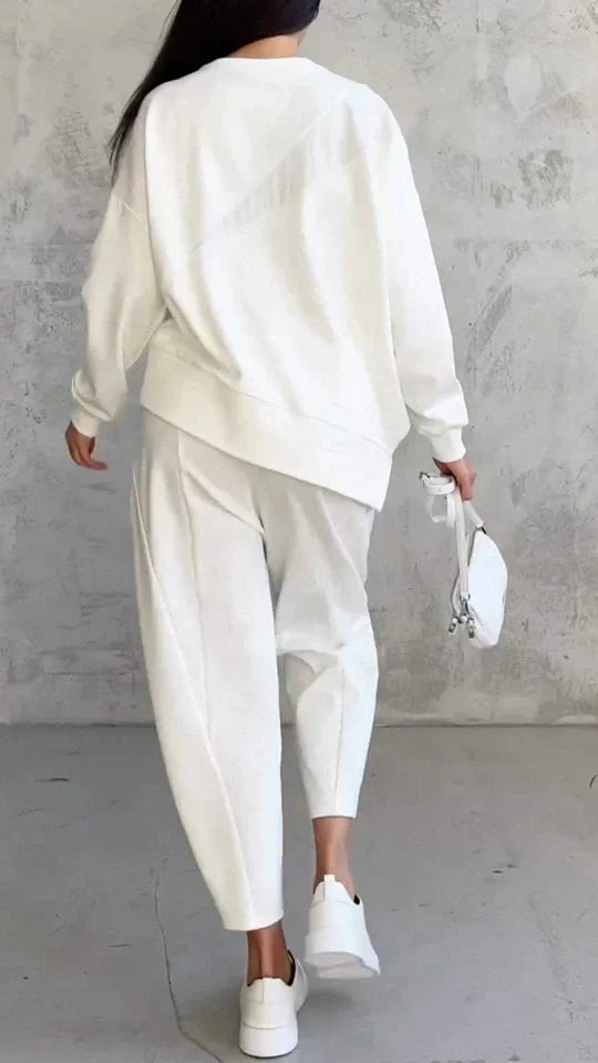 Maëlle™ - Conjunto de 2 Piezas con Escote Redondo y Mangas Largas